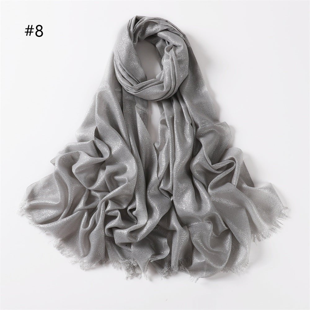 Hijab en Soie Artificielle Brillante Shining (MH100)