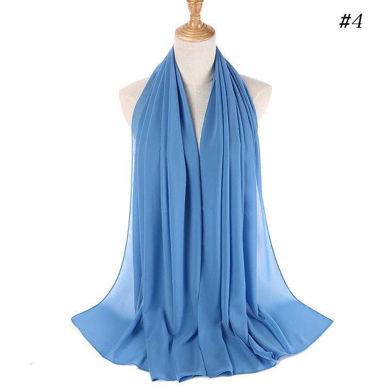 MH089 Hijab Bubble en Mousseline Perlée