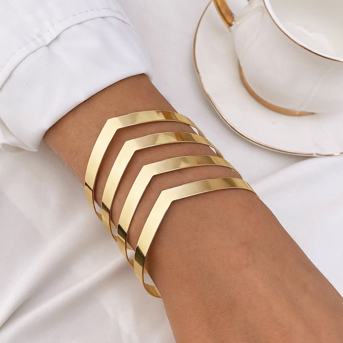 Bracelet en alliage exagéré de style bohème (MAC205)