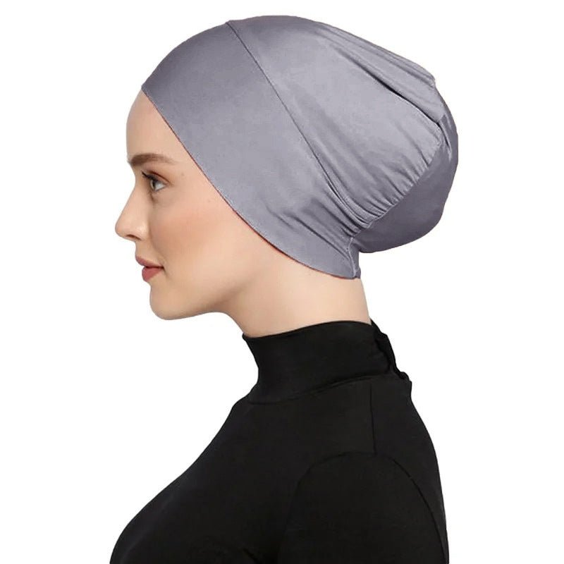 Bonnet sous-hijab en coton mercerisé | Bonnet hijab musulman (MH199)