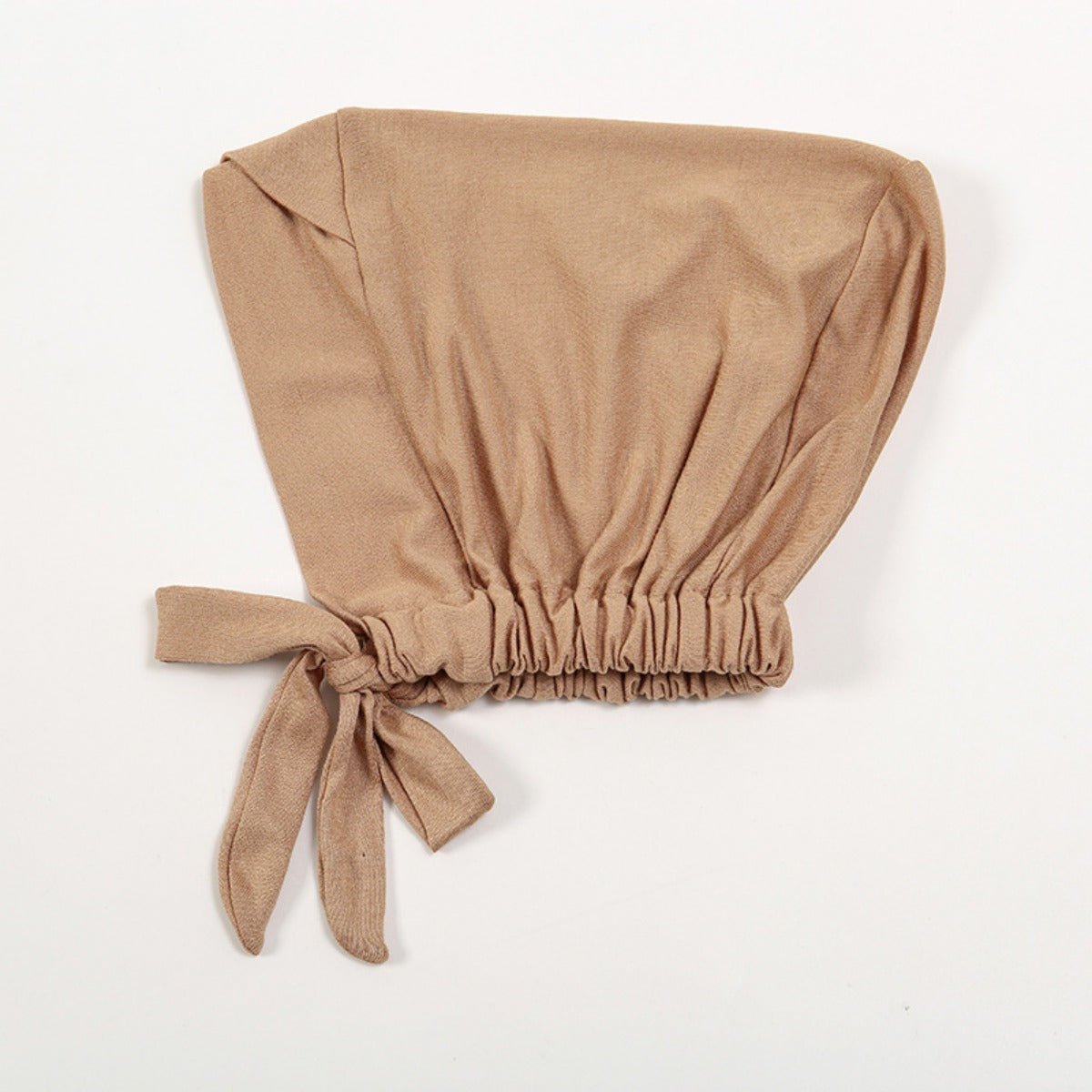 Bonnet hijab en coton mercerisé premium à bandes croisées avec bord ajustable (MH116)