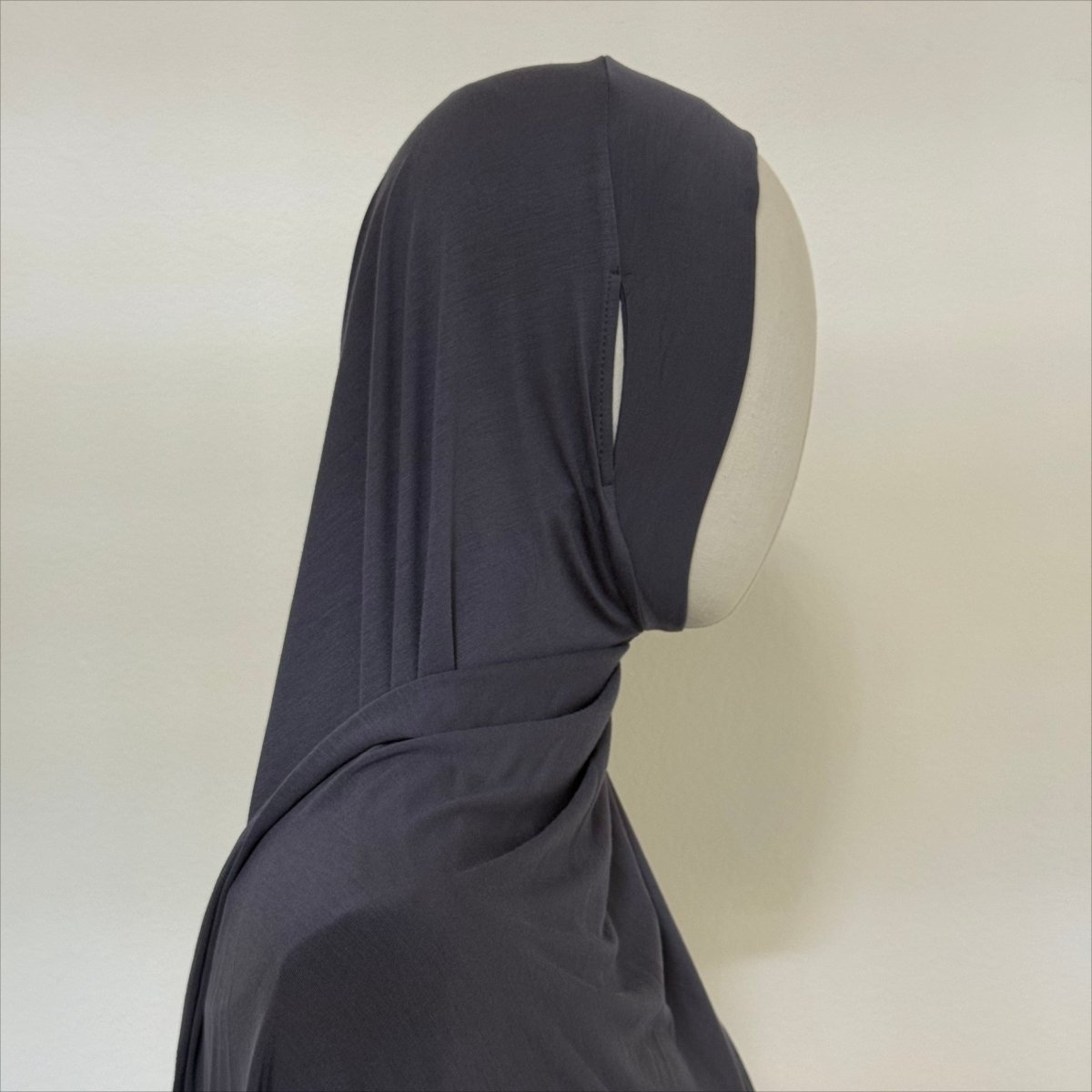 Hijab Long Tail Coton Modal – Hijab Instantané Anti-Glisse, Respirant (MH226)