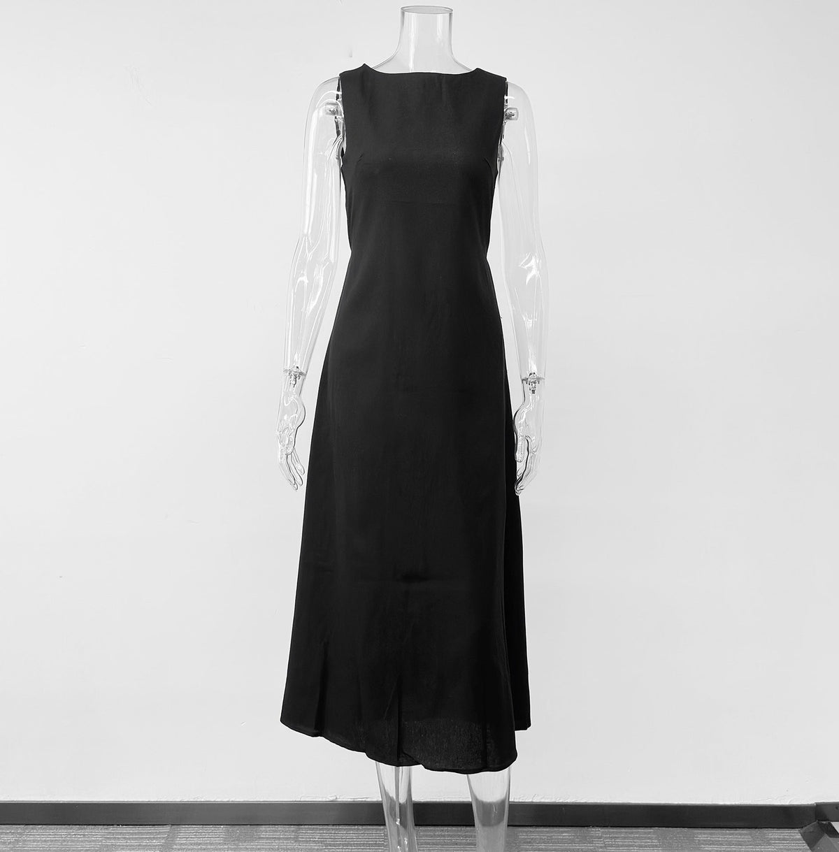 Robe Midi Sans Manches en Coton (MS500)