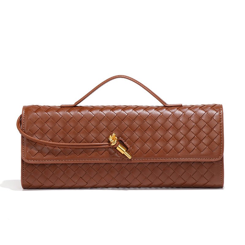 Pochette en cuir PU tissé (MAC432)