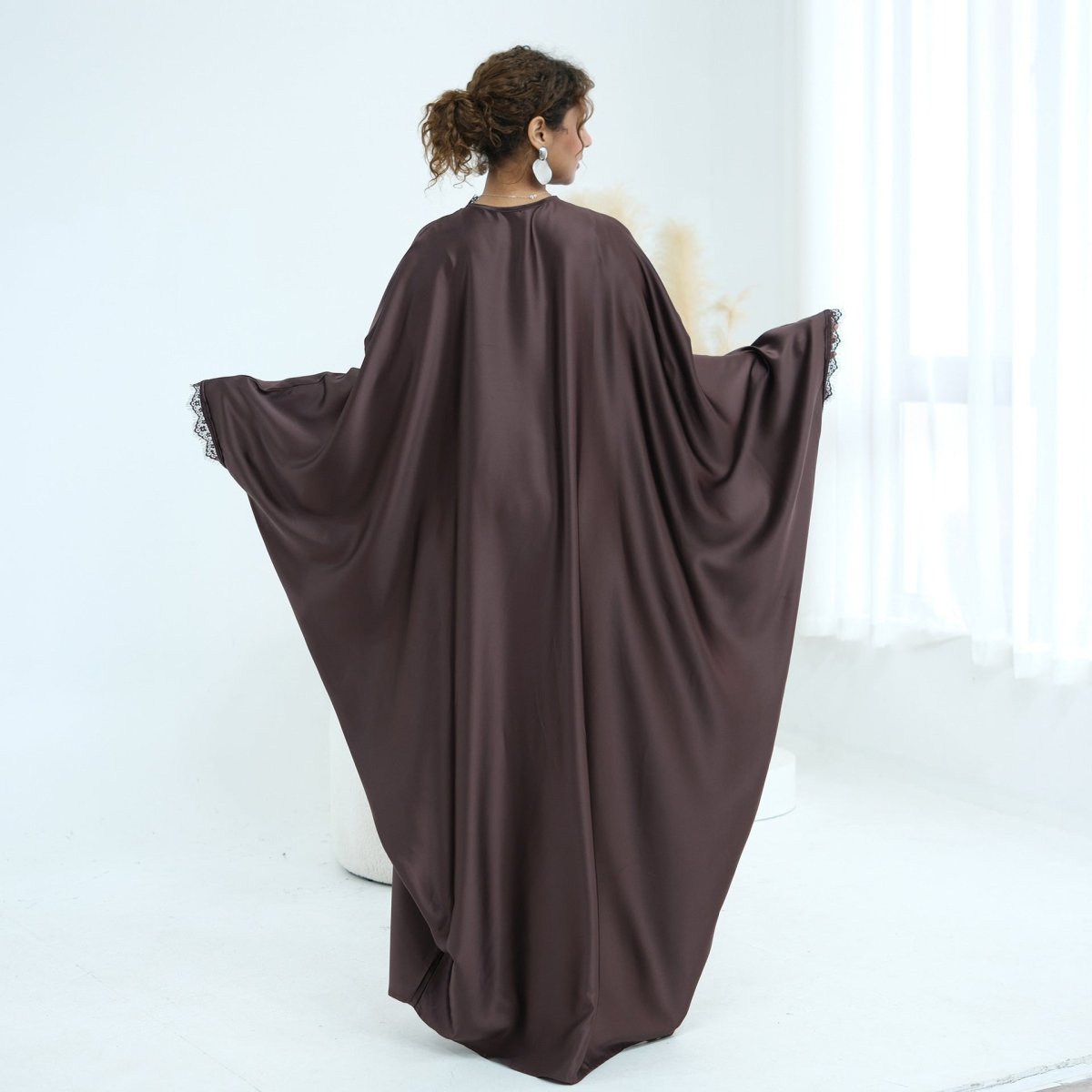 Abaya Papillon à Manches Chauve-Souris (MA442)