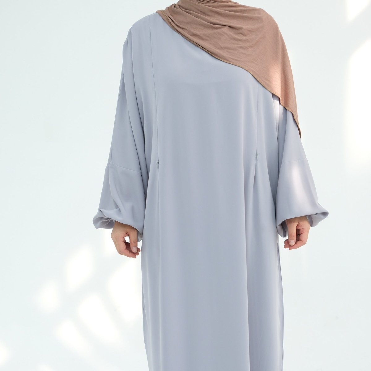 Abaya d'allaitement en tissu Nida (MA387)
