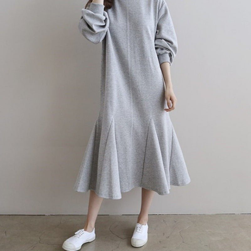 Robe Sirène en Sweat Doublé Polaire (MS193)