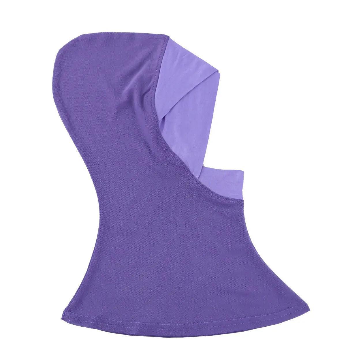Hijab sous-casque en coton croisé (MH035)