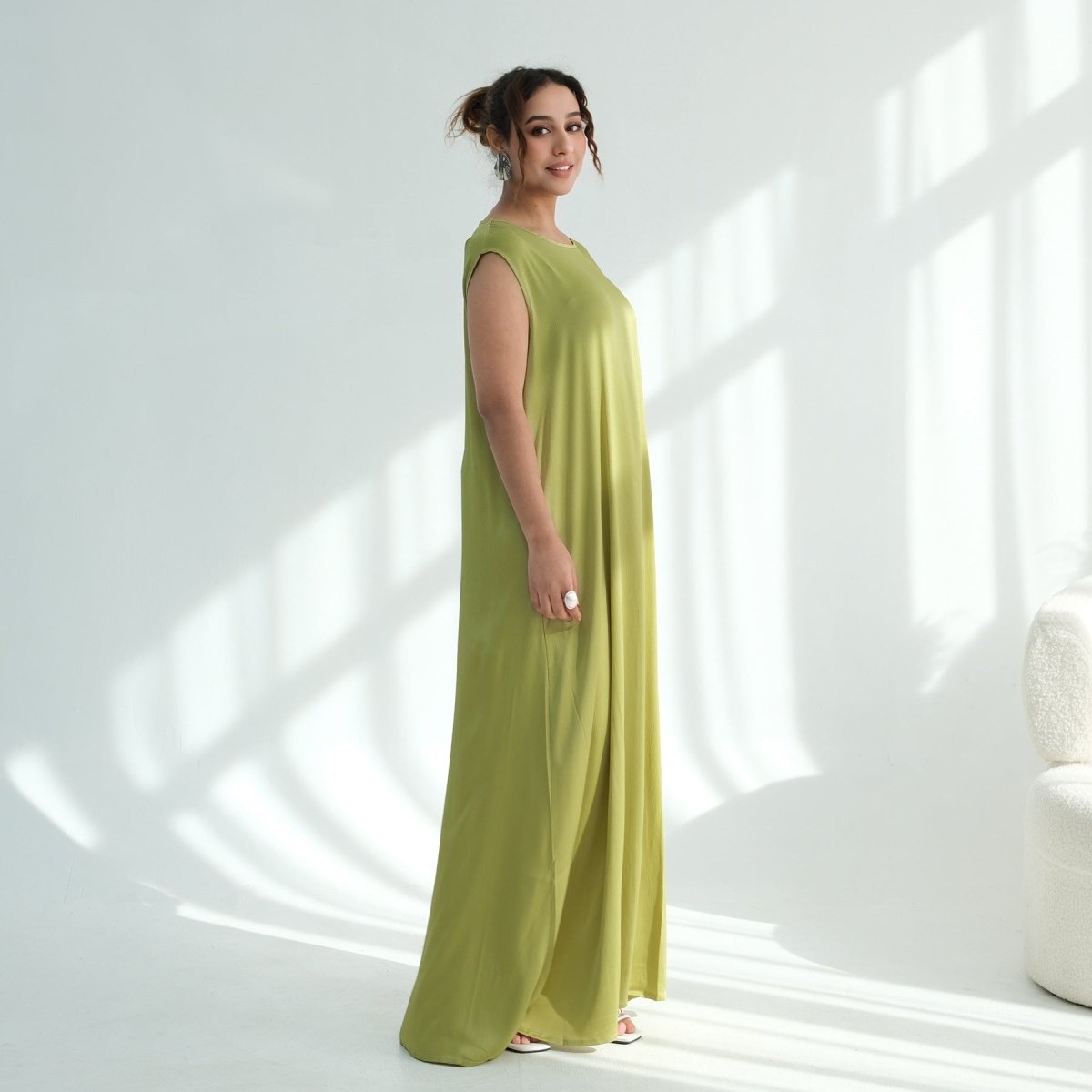 Robe Maxi sans Manches (MA399)