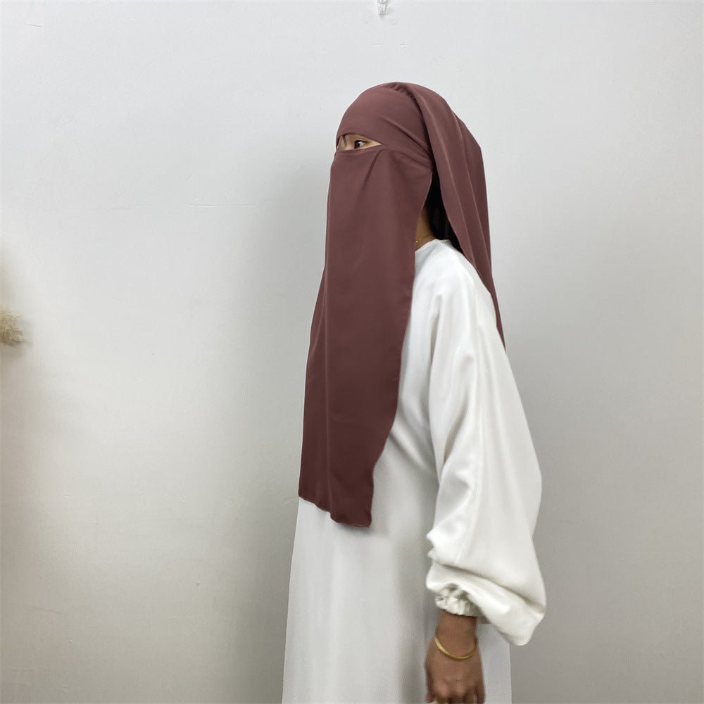 Nida Niqab : Un niqab tendance et polyvalent pour les musulmanes pudiques (MH085)