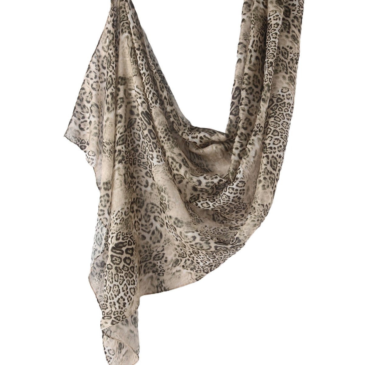 Hijab Tendance Imprimé Léopard Polyvalent (MH164)