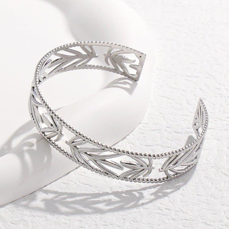 Bracelet ajustable MAC143 en acier titane, couleur inaltérable