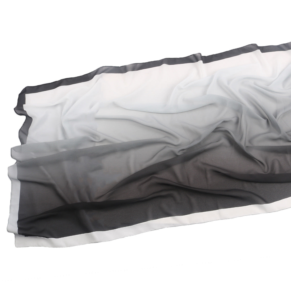 Hijab en Mousseline Perlée Premium de Luxe Dégradé (MH148)