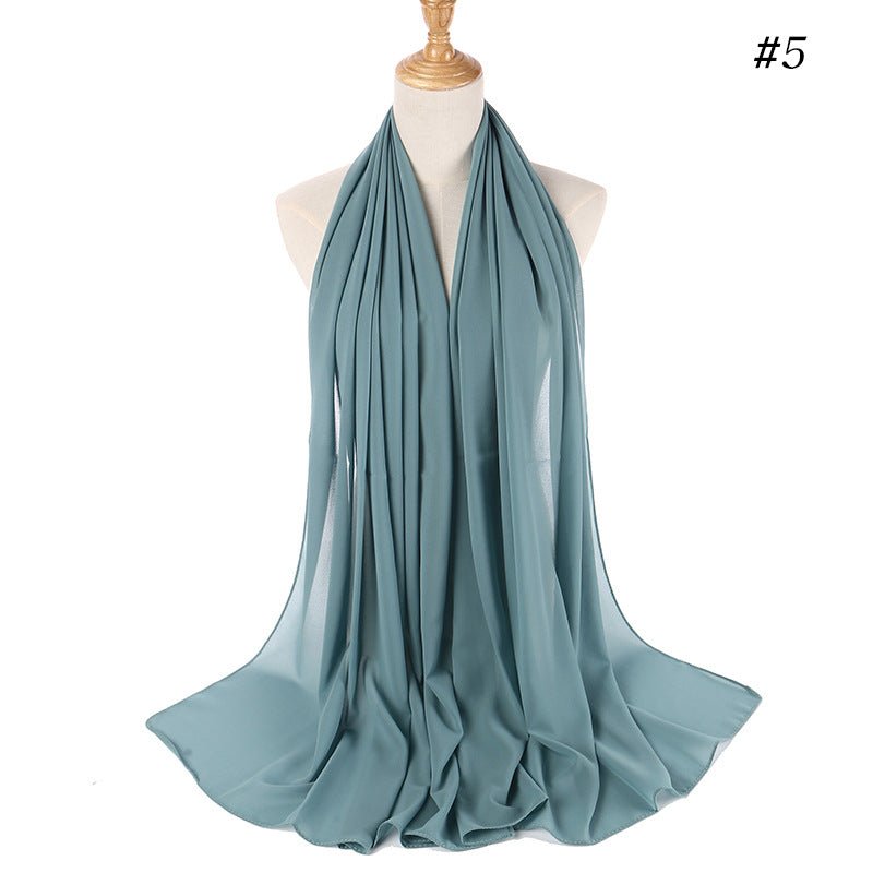 MH089 Hijab Bubble en Mousseline Perlée