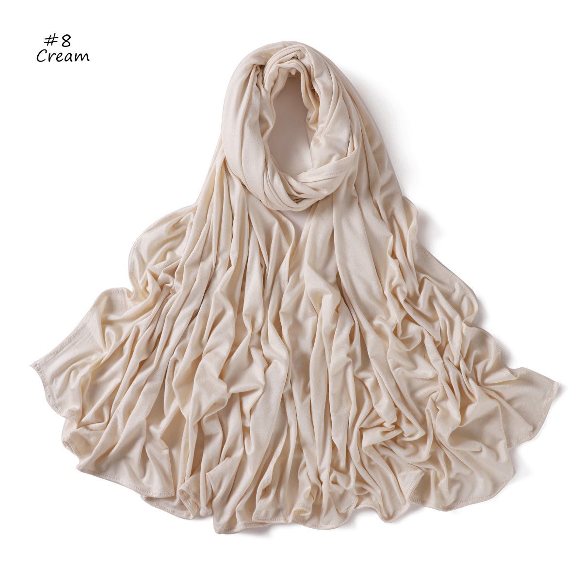 Foulard Hijab en Coton Mercerisé Doux et Respirant (MH126)