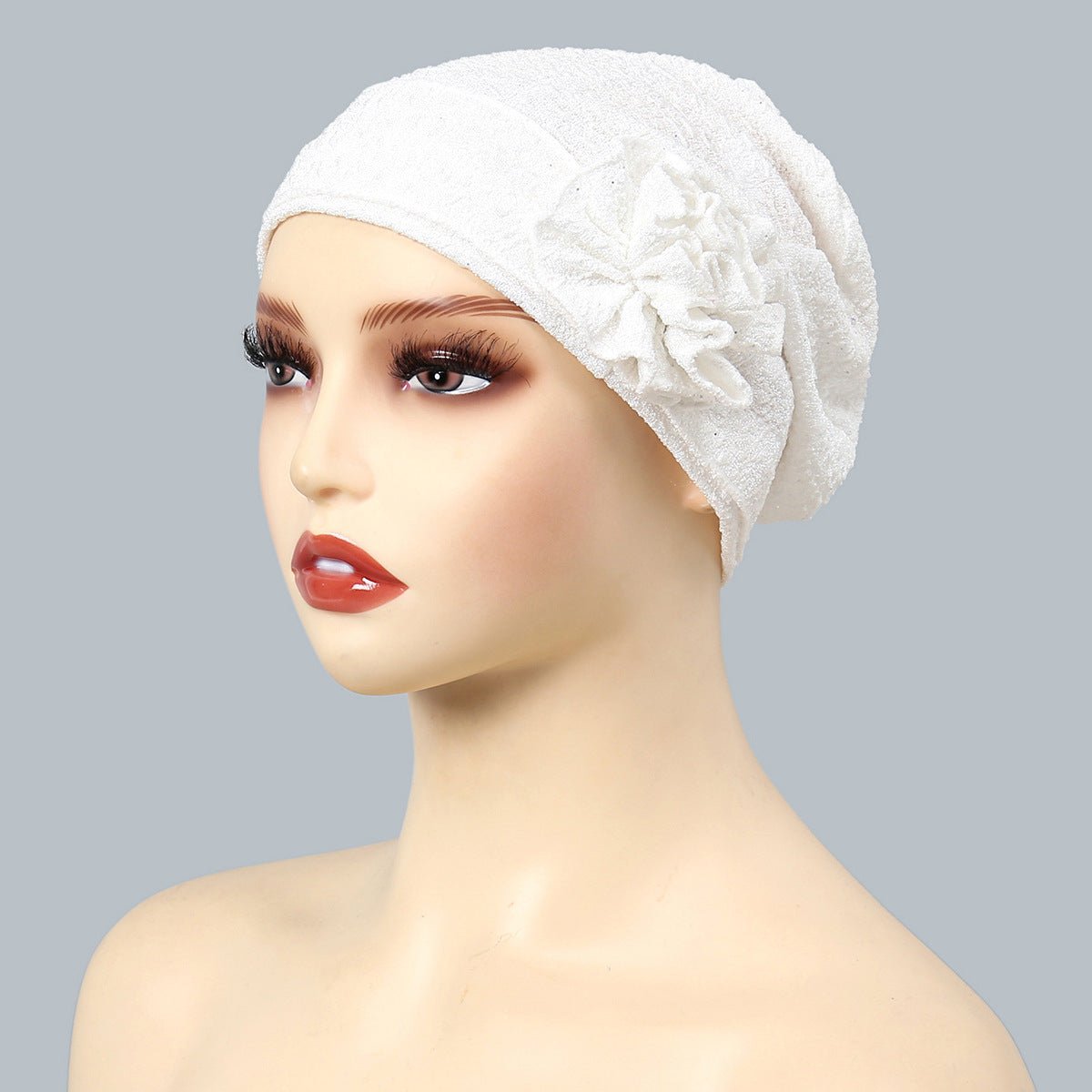 Foulard tendance en fleur de rose extensible pour femme (MH112)