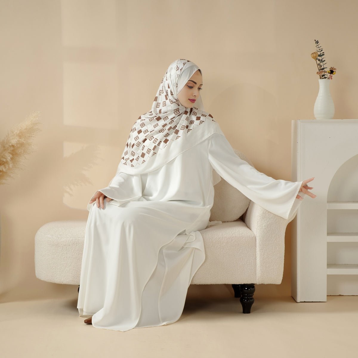 Abaya Fashion Décontractée avec Fente (MA063)