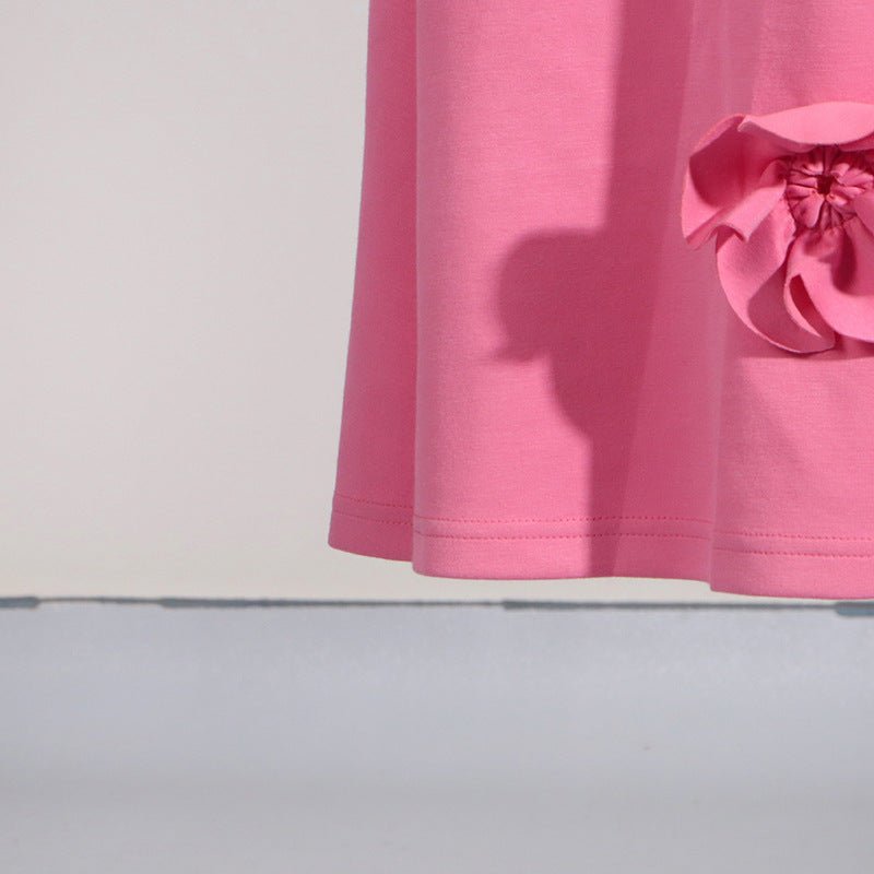 Robe Maxi à Appliqué Floral 3D (MS356)
