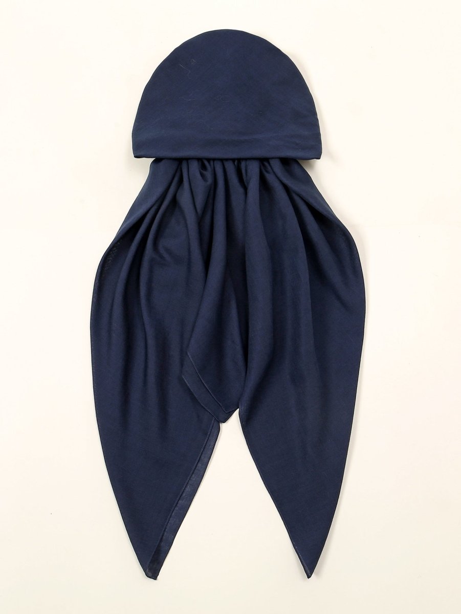 Bonnets Turban Élastiques Premium, Foulard Triangle avec Design Pull-on à Deux Pans (MH118)