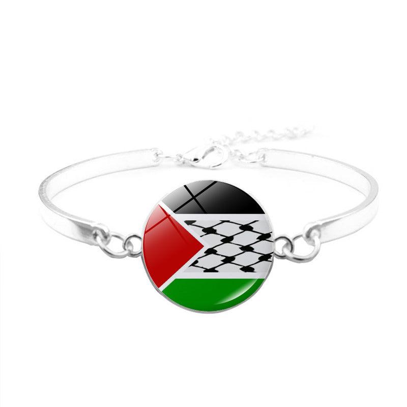 Bracelet Free Palestine | Bracelet Keffieh Drapeau Palestinien (MAC081)