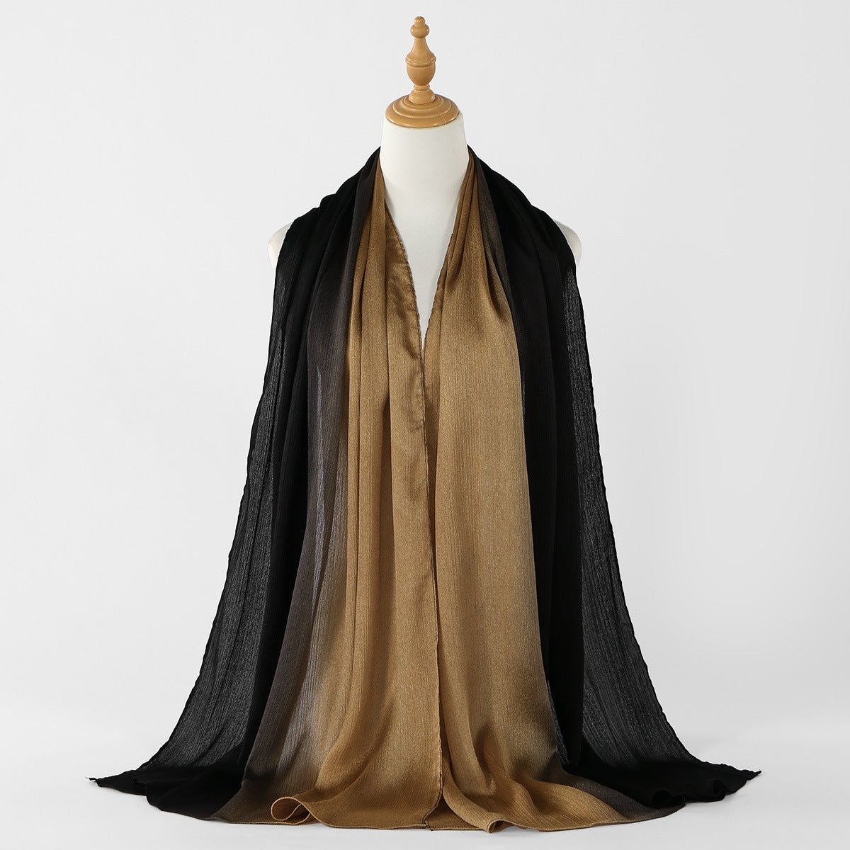 Foulard Hijab Texture Froissée Dégradé (MH253)