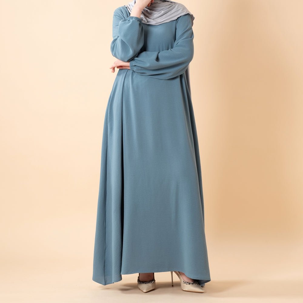 Robe Maxi Essential Flow en Crêpe avec Poches (UKMA385)