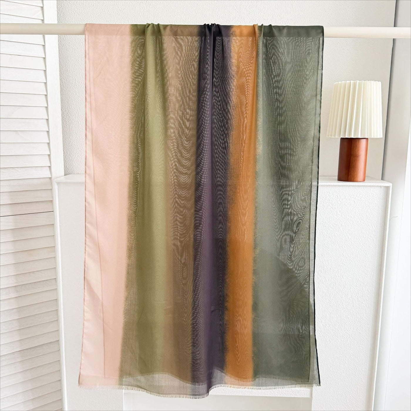 Foulard Hijab Léger Imprimé Aquarelle et Tie-Dye (MH257)