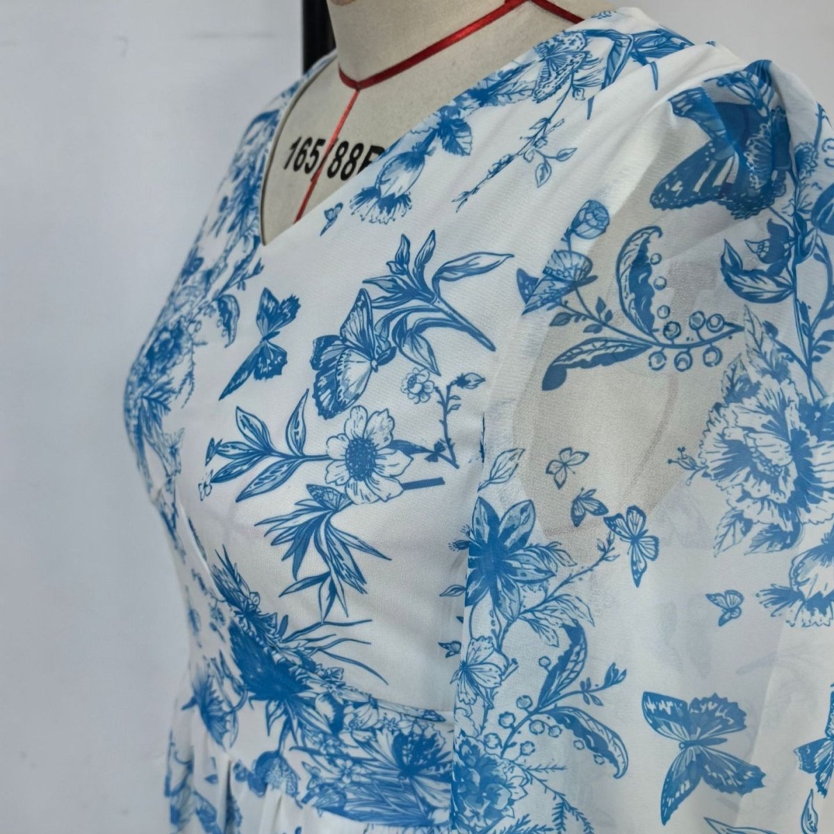 Robe Maxi Imprimé Botanique (MS392)