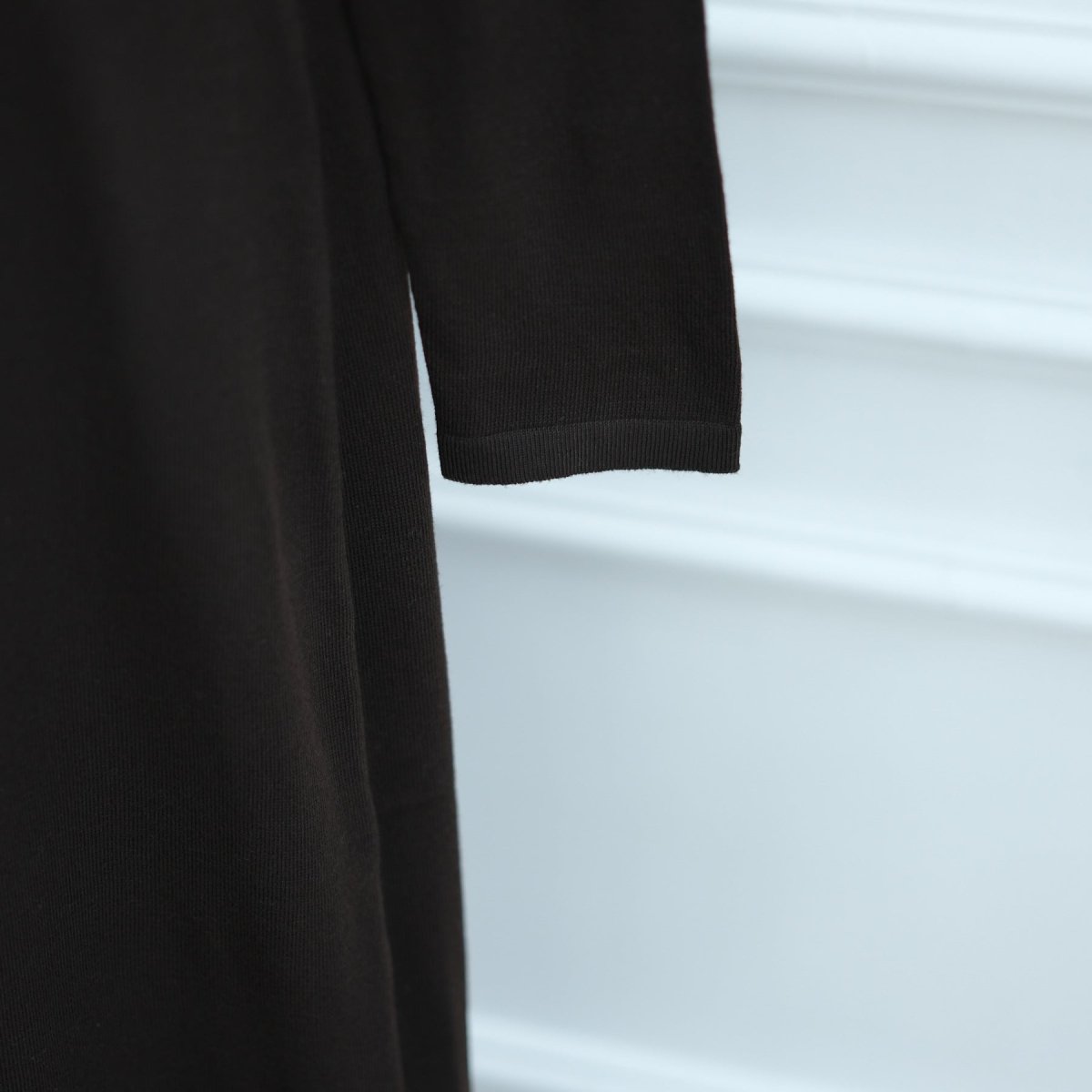 Cardigan Abaya en Maille Ajourée avec Ceinture à la Taille (MOA315)