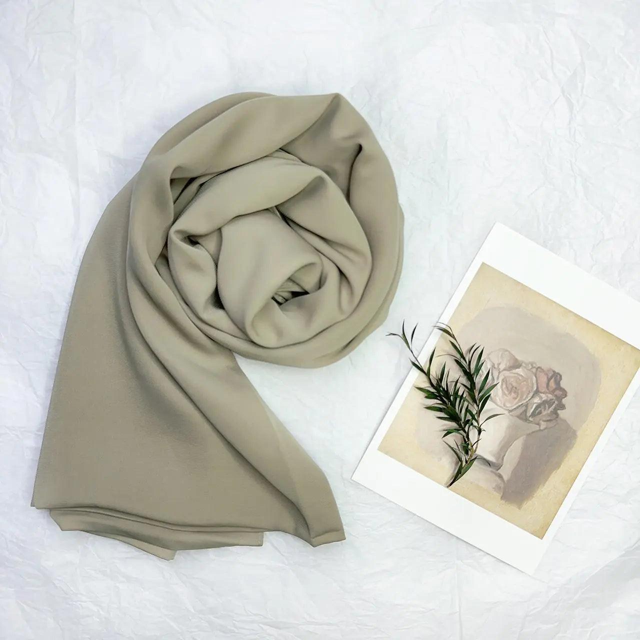 Hijab en Mousseline Haute Densité (MH005)