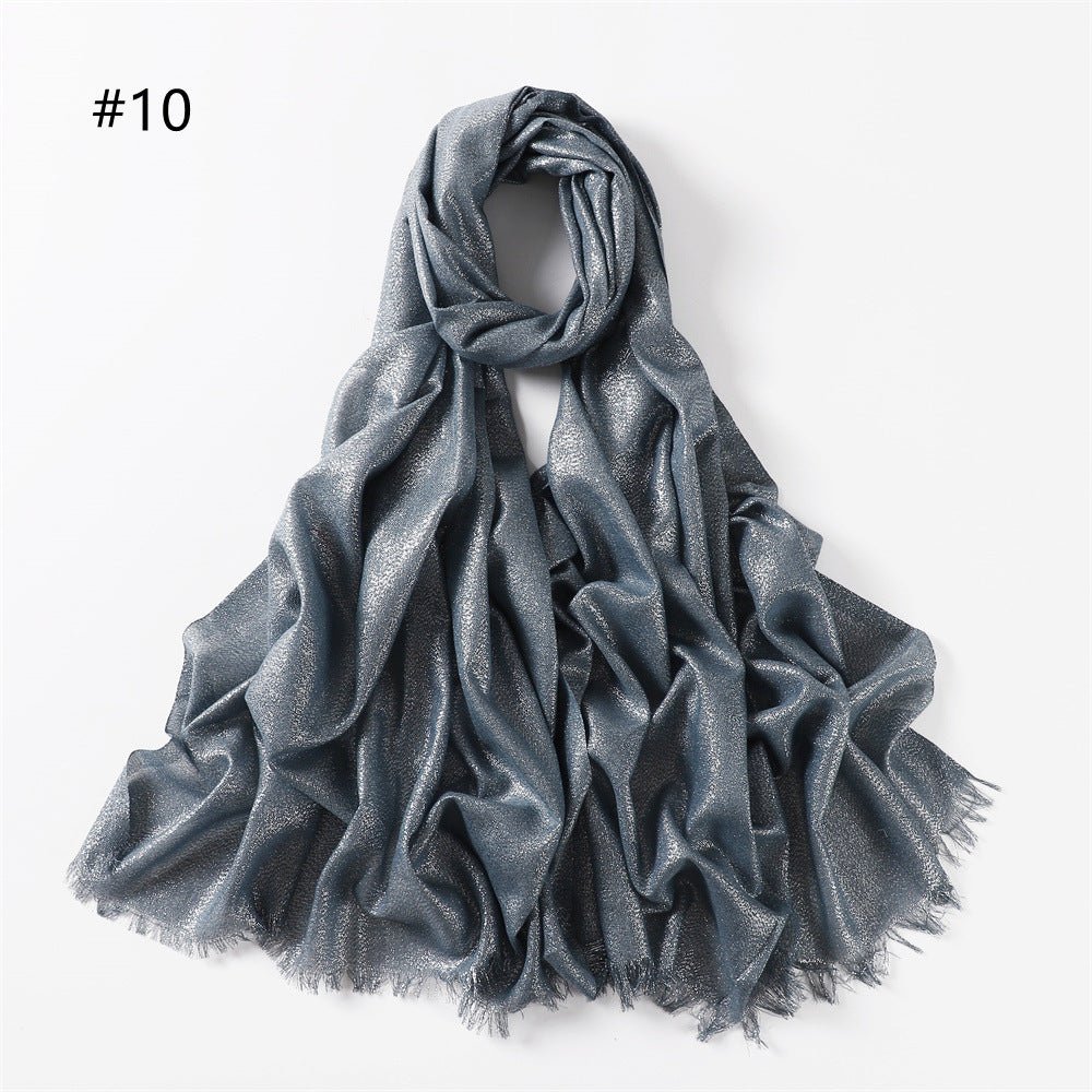 Hijab en Soie Artificielle Brillante Shining (MH100)
