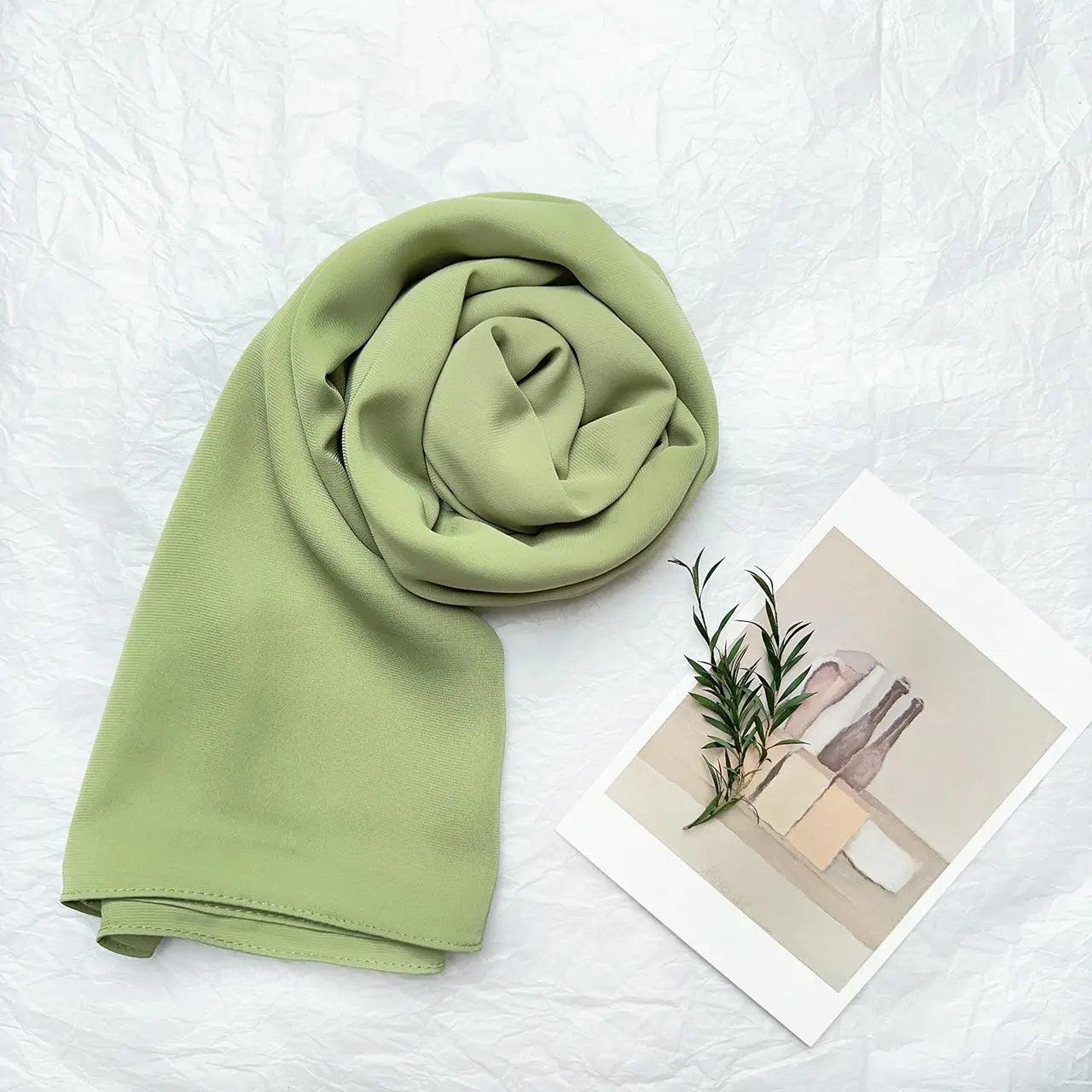 Hijab en Mousseline Haute Densité (MH005)