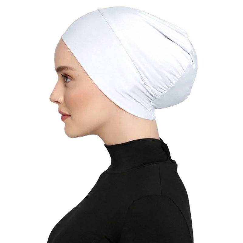 Bonnet sous-hijab en coton mercerisé | Bonnet hijab musulman (MH199)