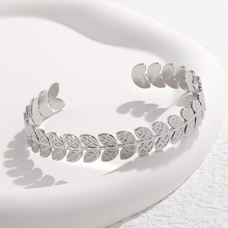Bracelet ajustable MAC143 en acier titane, couleur inaltérable