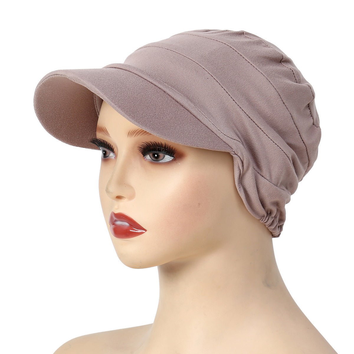 Hijab polyvalent, chapeau à bordure (MH108)