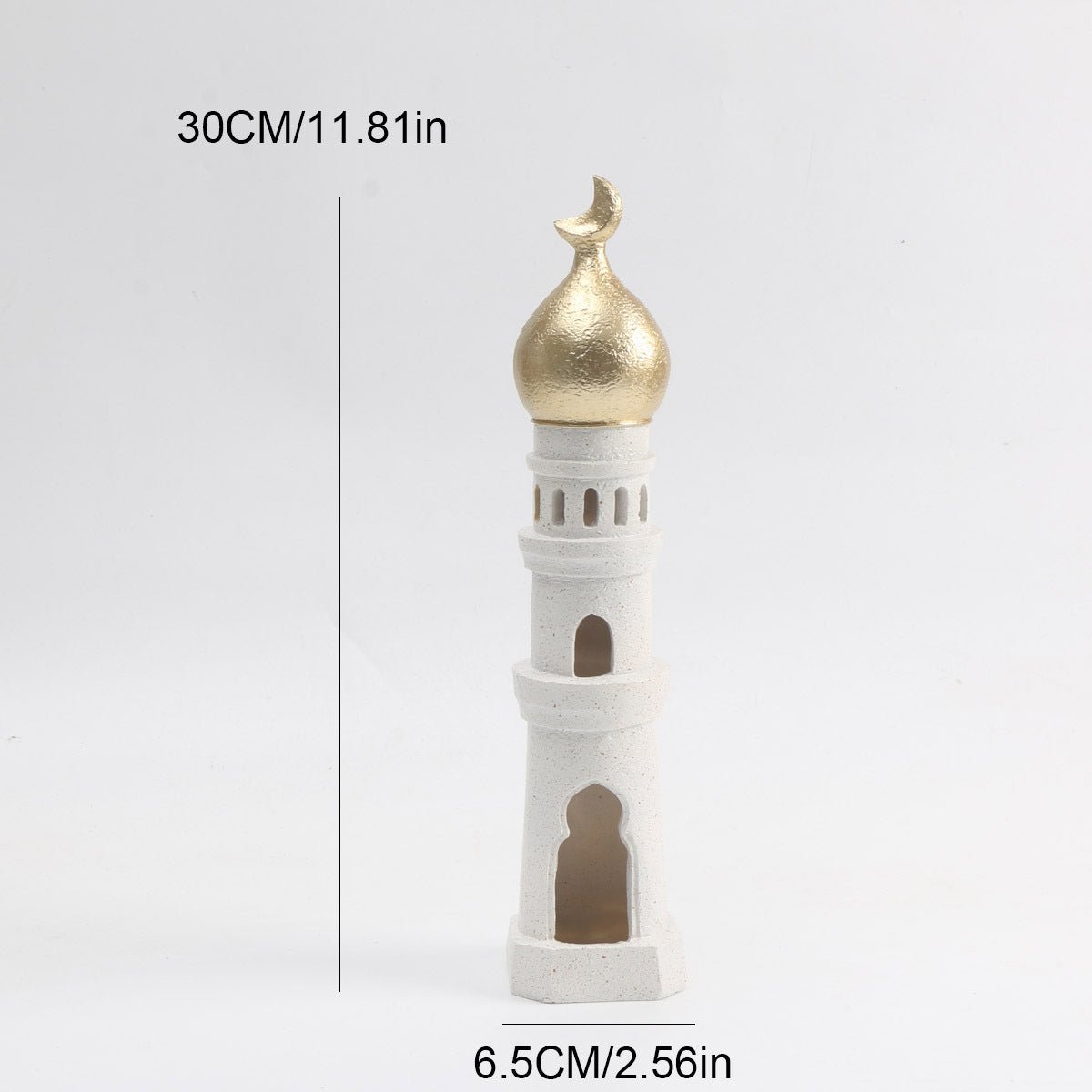 Ornement décoratif en résine Mosquée islamique (MAC396)