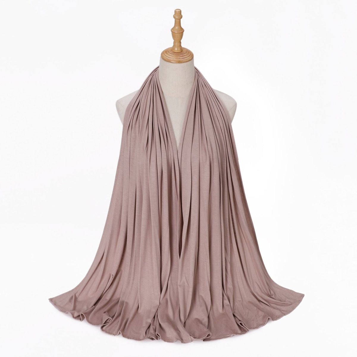 Hijab Premium Style Bohème en Coton Mercerisé Grand Format (MH114)