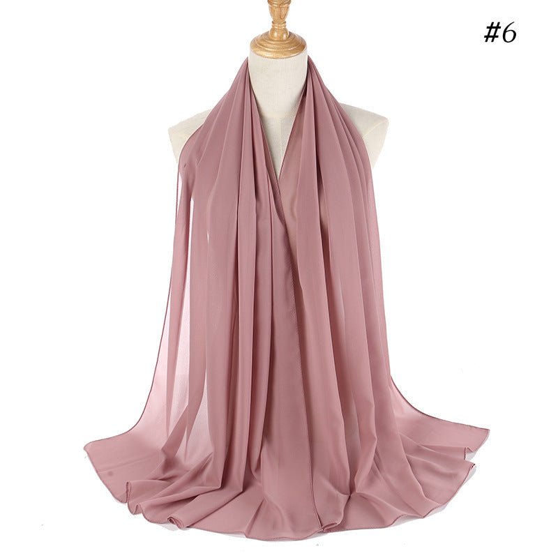 MH089 Hijab Bubble en Mousseline Perlée