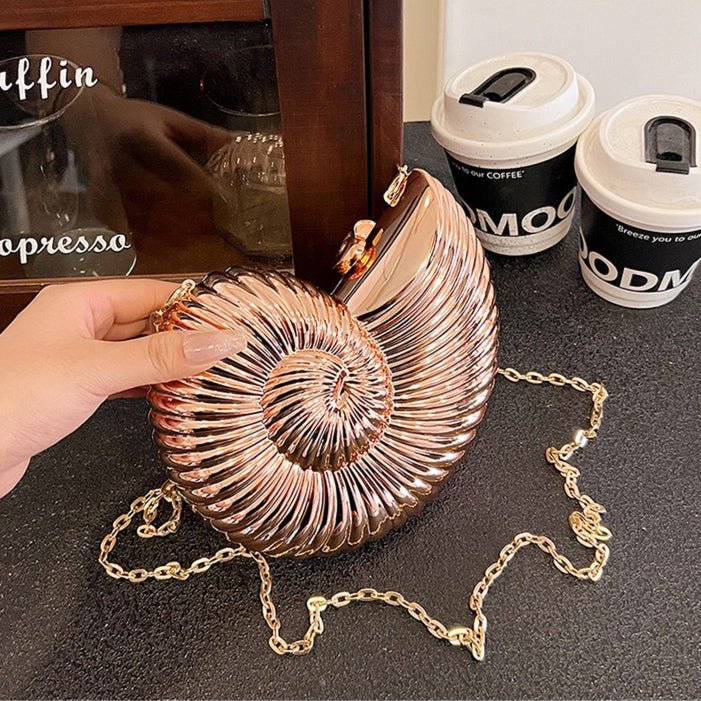Sac pochette unique et chic inspiré du coquillage (MAC311)