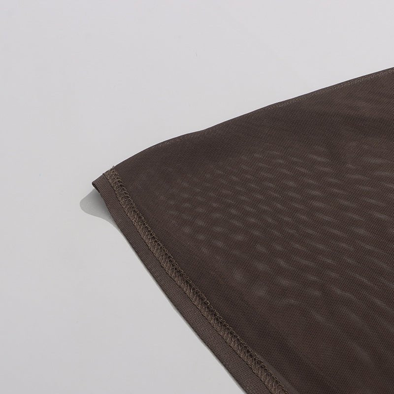 Robe froncée avec taille échancrée tressée (MS345)