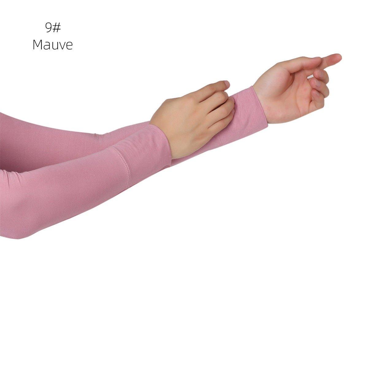 Manchons de protection solaire en coton élastique, doux et respectueux de la peau (MAC123)