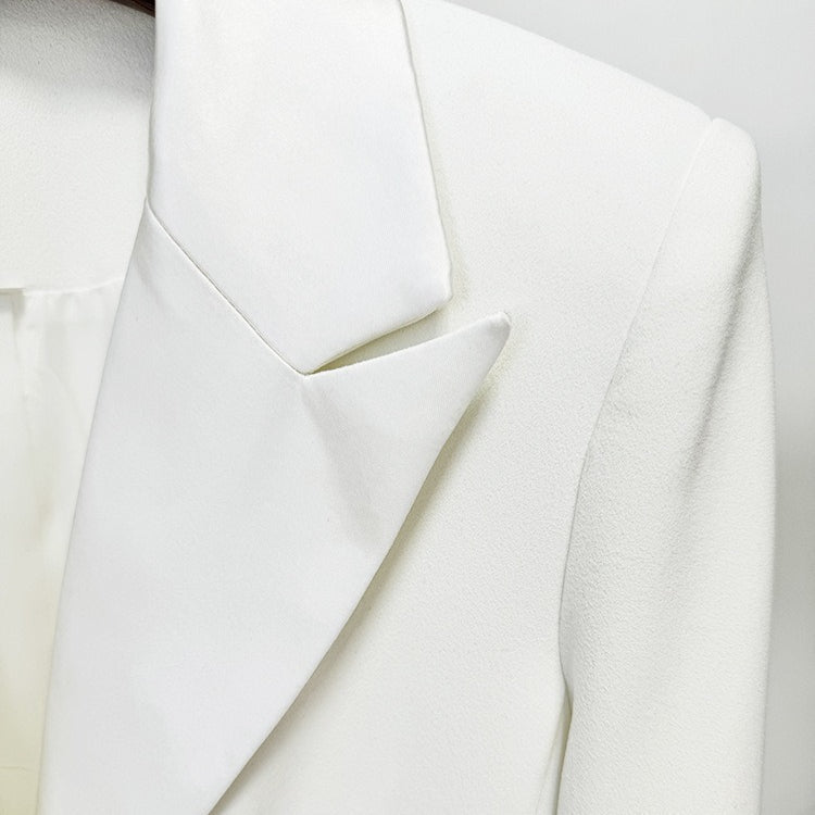 Robe de soirée blazer ornée de cristaux (MS300)