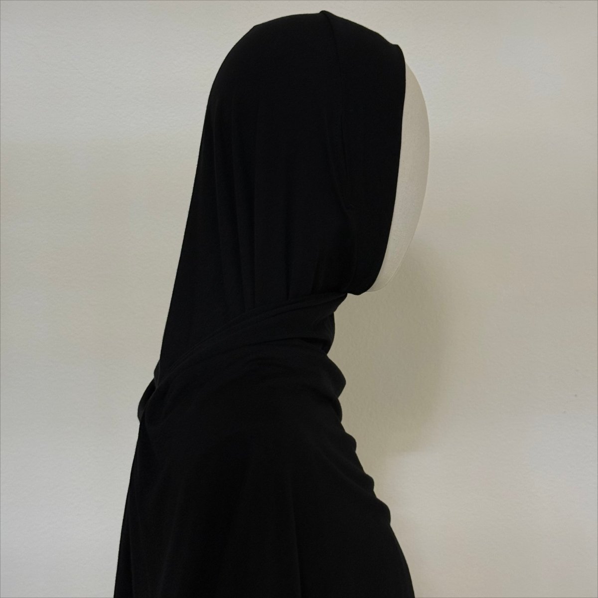 Hijab Long Tail Coton Modal – Hijab Instantané Anti-Glisse, Respirant (MH226)