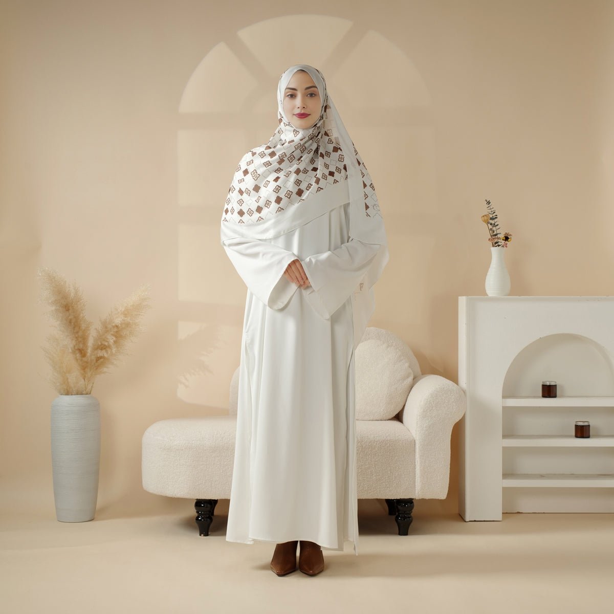 Abaya Fendue Fashion Décontractée (UKMA063)