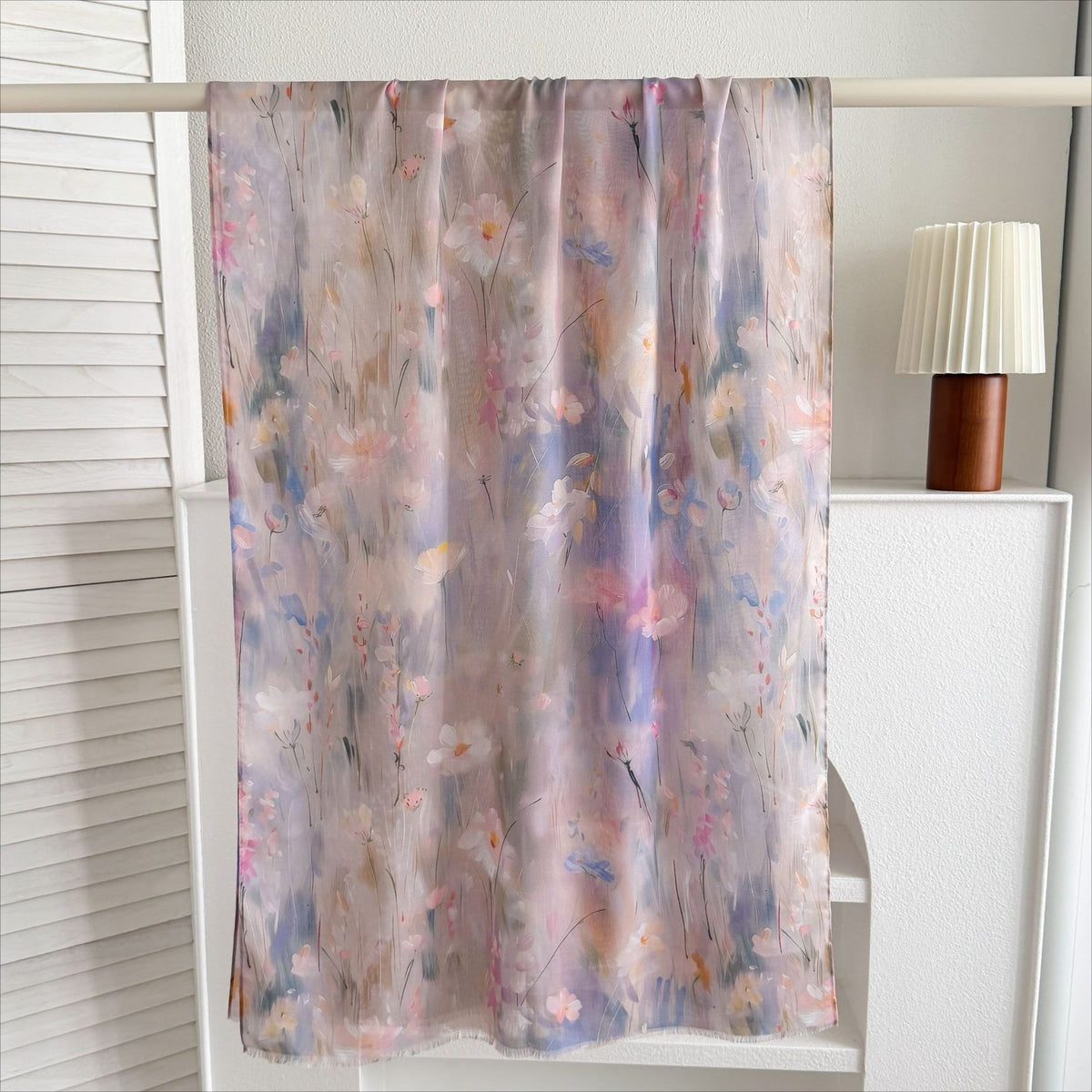Foulard Hijab Léger Imprimé Aquarelle et Tie-Dye (MH257)
