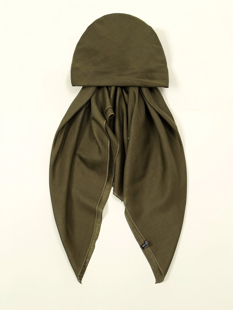 Bonnets Turban Élastiques Premium, Foulard Triangle avec Design Pull-on à Deux Pans (MH118)