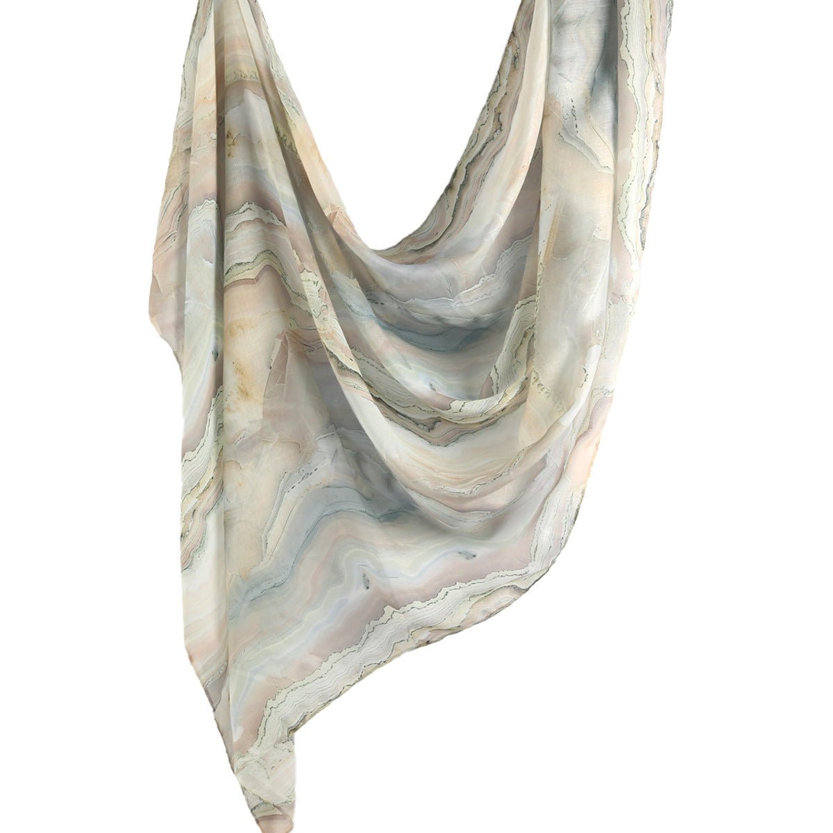 Hijab Imprimé Floral Aquarelle (MH103)