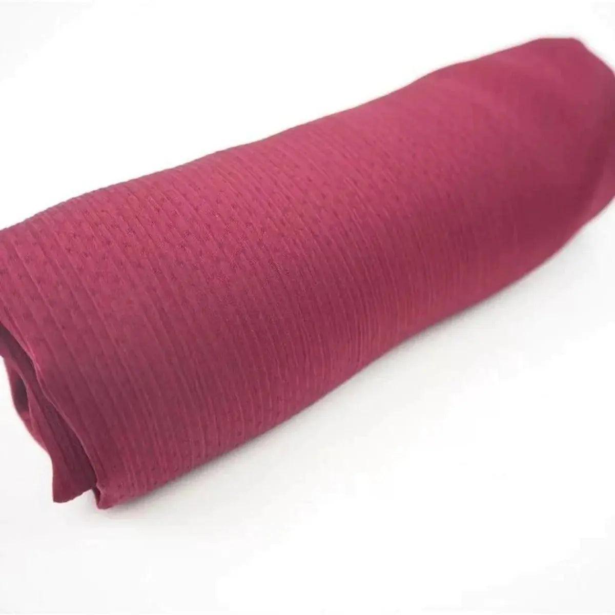 MH013 Hijab en satin texturé à motif étoile