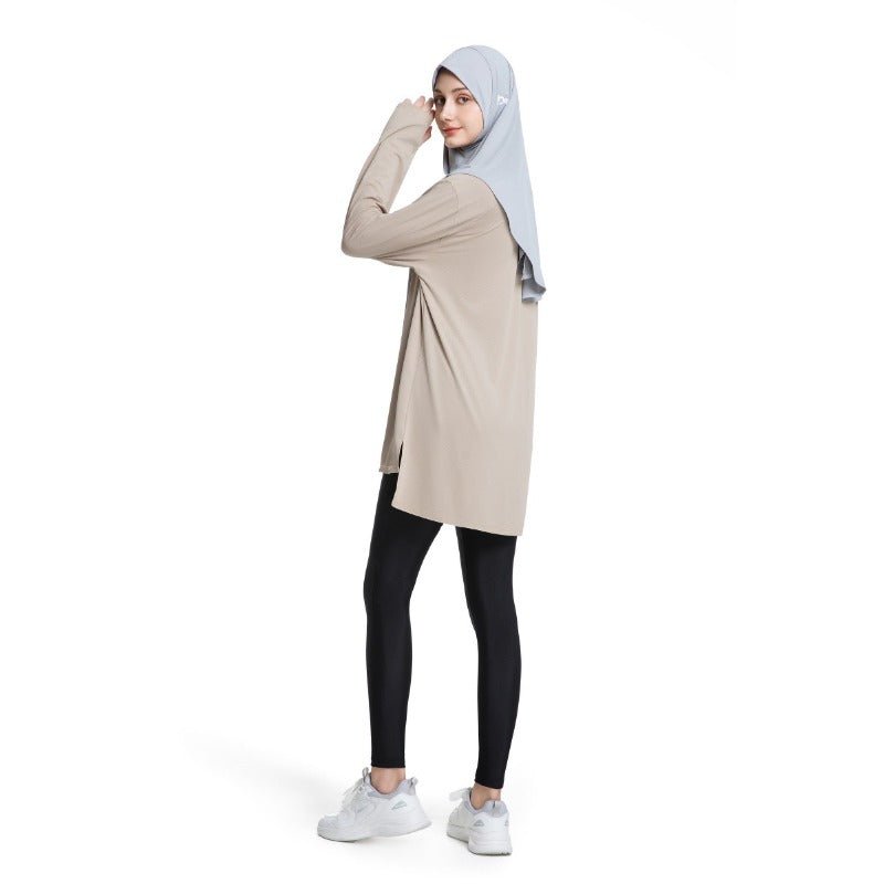 Haut de running pour femme séchage rapide demi-zip (MS115)