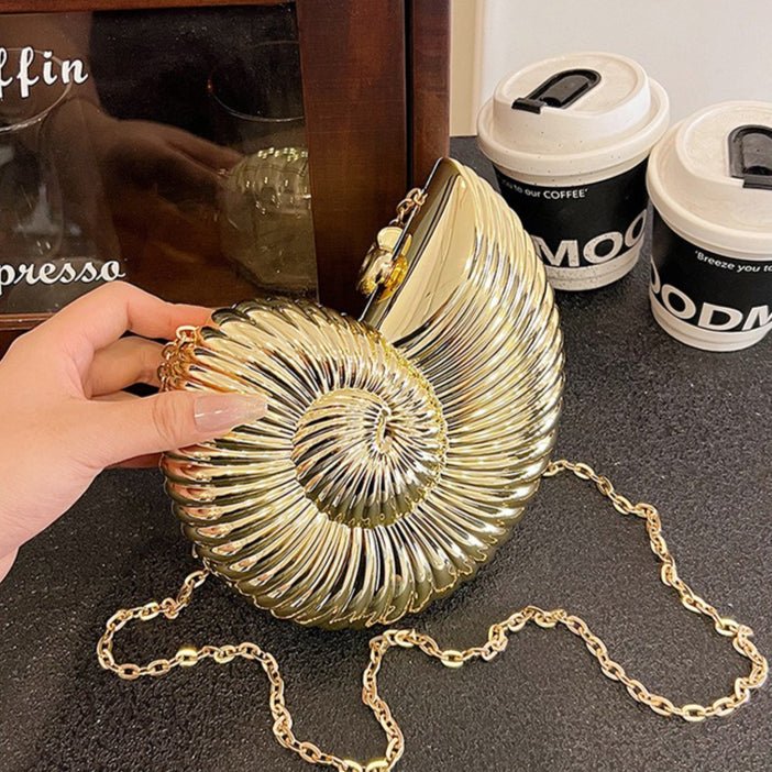 Sac pochette unique et chic inspiré du coquillage (MAC311)